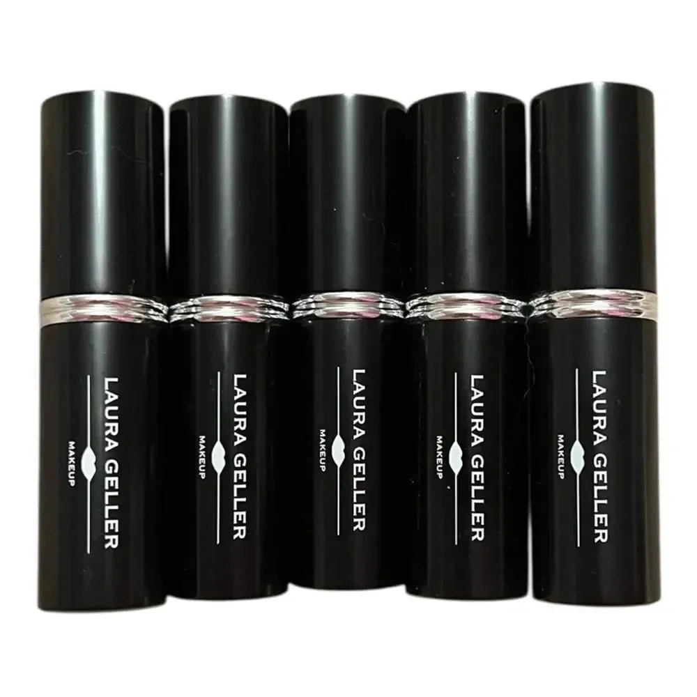 5 Pcs Laura Geller Sweet Berry SPF 15 Lipstick 0.12 Oz.